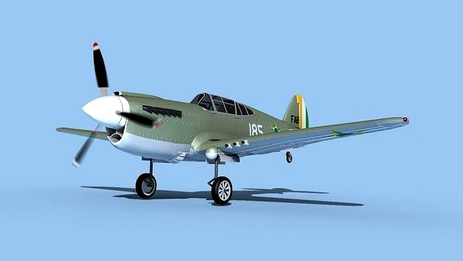 Curtiss P-40F Tomahawk V18 Brazil