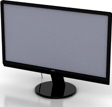 Monitor 3D Model