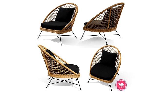 Aeri Slate Gray Lounge Chair