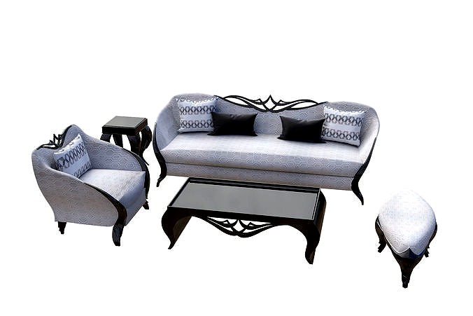 Neo classic sofa set