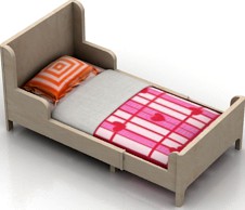 Bed 3D Model