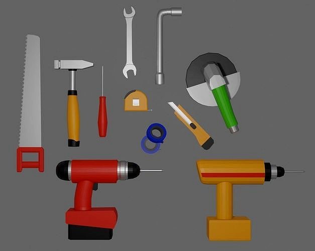 workshop tools asset  garage