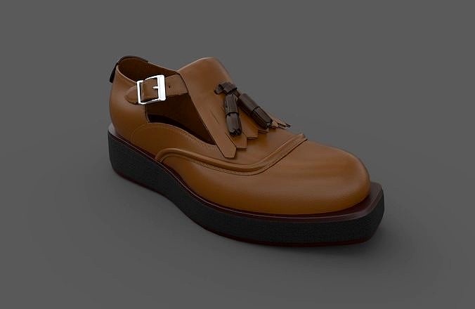 Round toe shoe for men