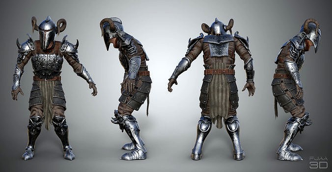 dForce Death Fighter Armor for Genesis 8 Males