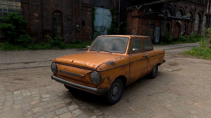 Old Soviet car ZAZ-968M