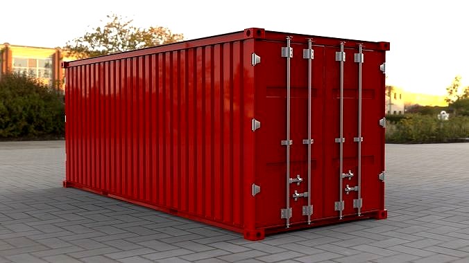 industral container BOX Shipping Container 3D model