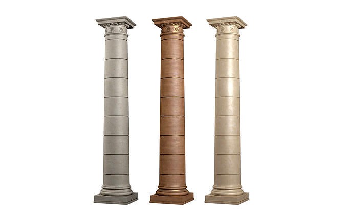 Round Classical rustic columns