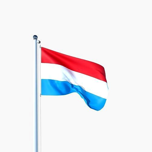 Animated Flag of Luxembourg