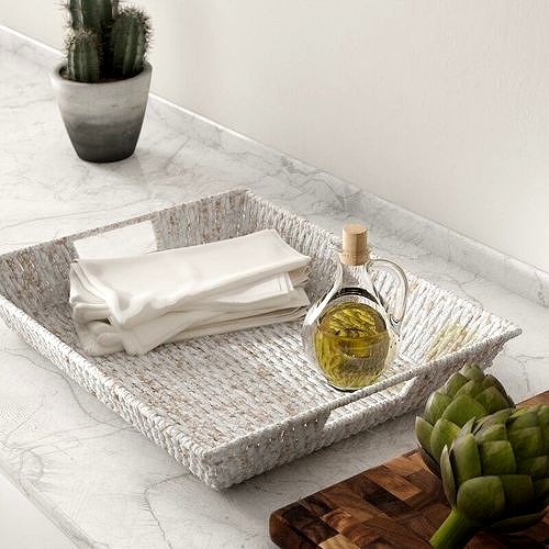 Luz Large Rectangular Serving Tray