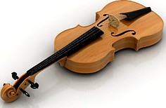 Violin 3D Model