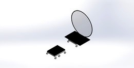 FNL Gradient Index Flexible Film Lens Inflatable to Rigid Frame Heliostat