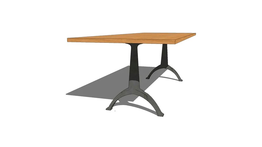 Shaker-style dining table