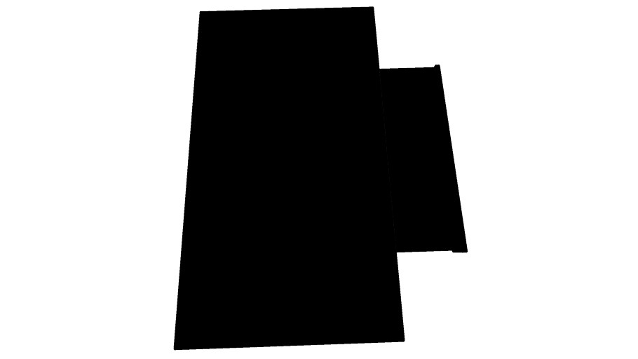 IKEA NORDVIKEN Bar table, black 3d model