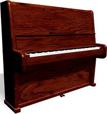 Piano 3D Model
