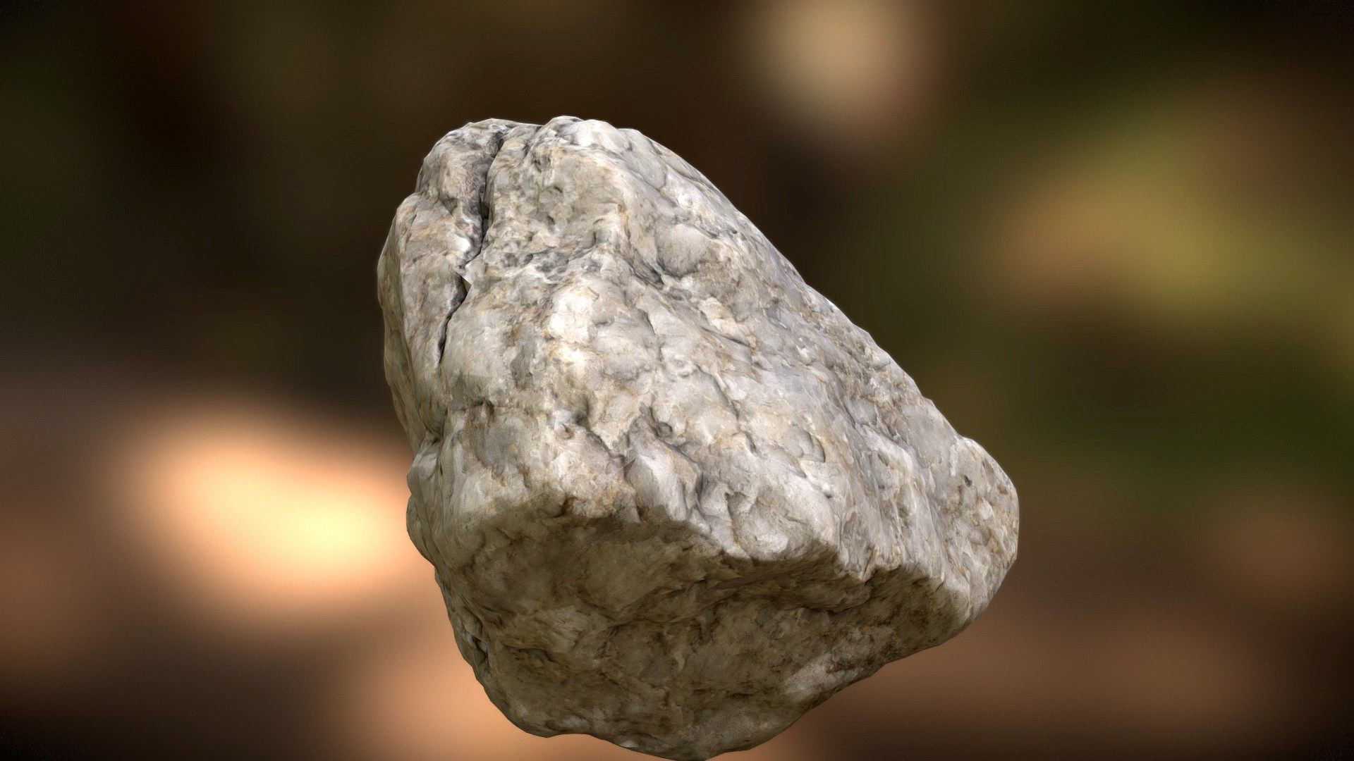 photogrammetry scan of a stone