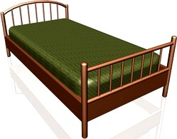 Bed 3D Model