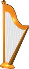 Harp 3D Model