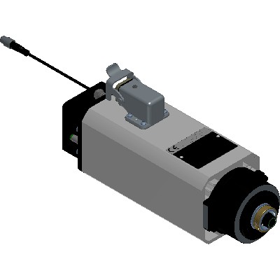 HF-Spindle Set Teknomotor QTC 1.1 kW E-FAN HSK 25 230 V Frequency Converter