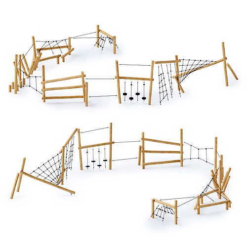 Kompan Robinia steeplechase  Parkour 5