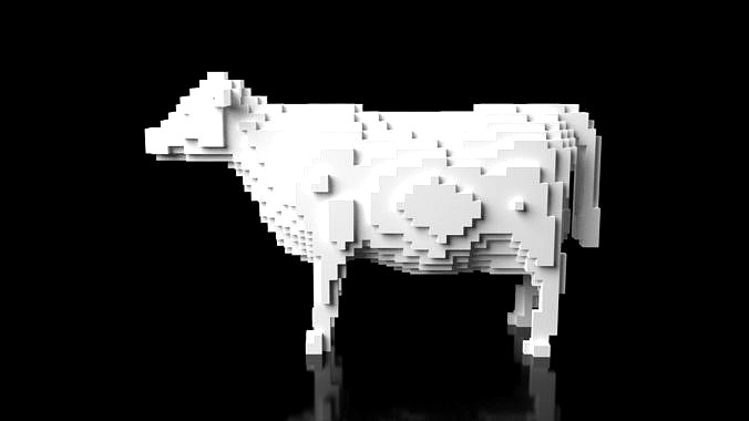 Cow Minecraft Voxel