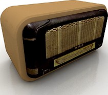 Radio 3D Model