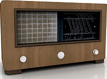Radio 3D Model