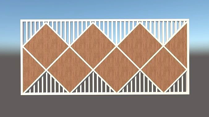 Modern Gate - Skp Model