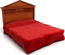 Bed 3D Model