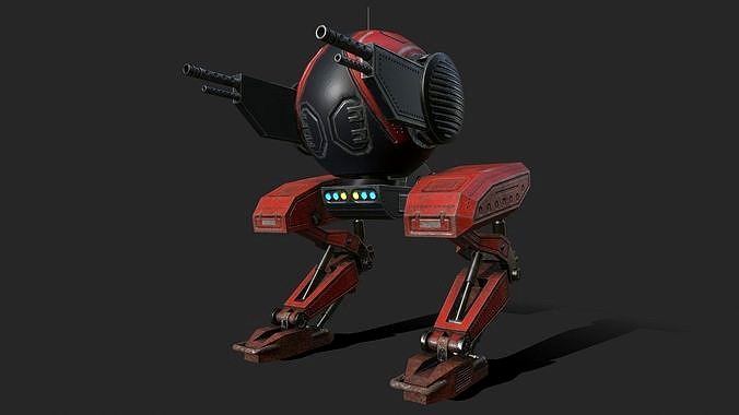 Mech 3D Model For Game