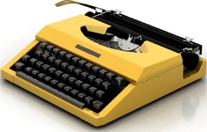 Typewriter 3D Model