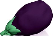 Aubergine 3D Model