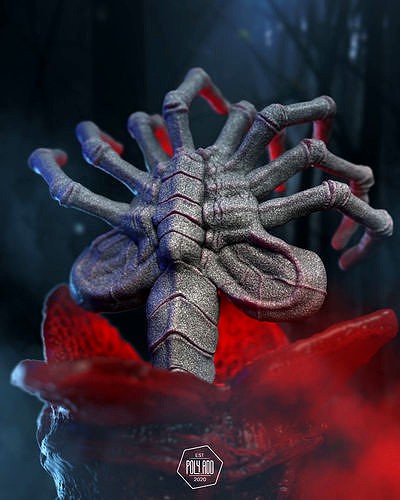 Alien - Facehugger in Egg | 3D