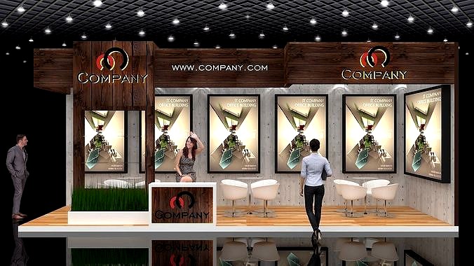 Exhibition Stall Design 24 Sqmt | 3D