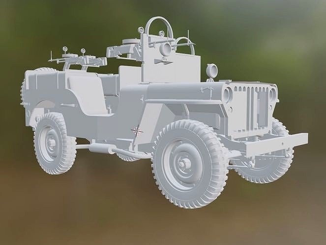 Jeep Willys SAS Europ | 3D