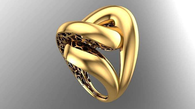 POLISHED FUSION RING-R16- | 3D