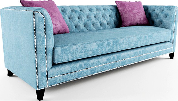 Pasargad Victoria Velvet Sofa