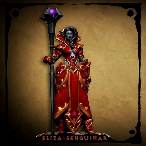 Eliza Senguinar - The Crimson Countess | 3D