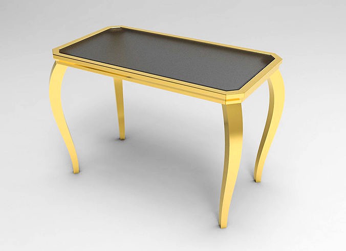 Metal Rectangular Table  | 3D