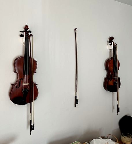 Violin Bow Wall Display Mount | 3D