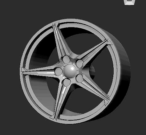 Ferrari 458 Italia OEM Rims 3D Print Ready Model Rims 3D | 3D