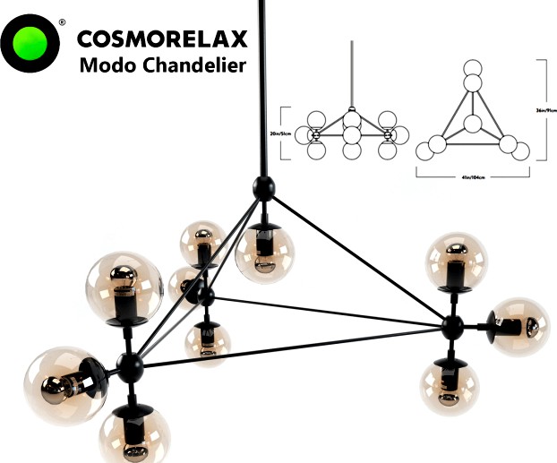 Подвесной светильник Modo Chandelier - Cosmorelax Pendant lamp Modo Chandelier