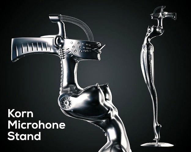 Korn Microphone Stand v3 2022 3D model