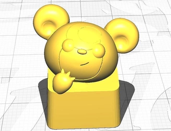 Teddiursa Keycap | 3D