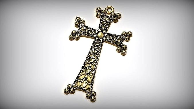 Khachkar Armenian Cross Eternity Symbol | 3D