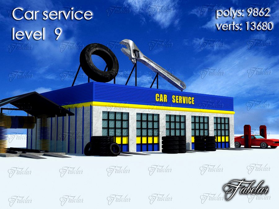 Car service Level 93d model