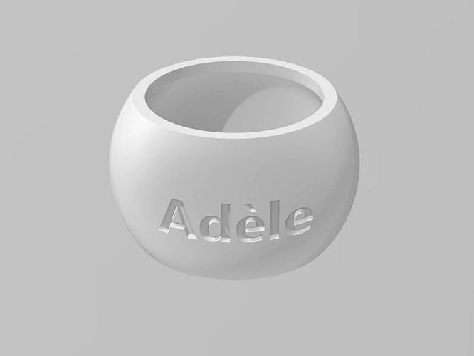 Napkin Ring Adele | 3D