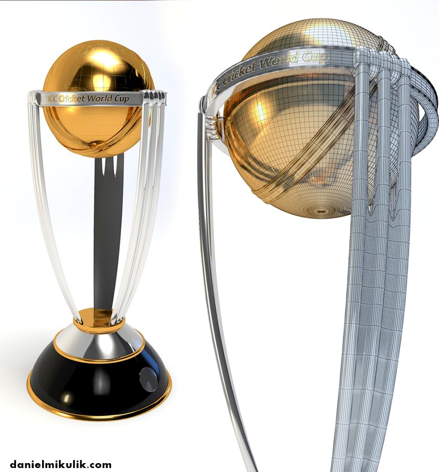 Cricket Trophy3d model