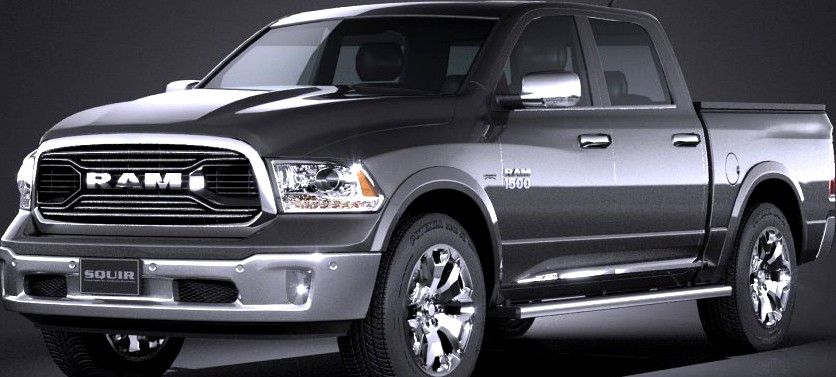 HQ LowPoly Dodge RAM 1500 Laramie Limited 20153d model