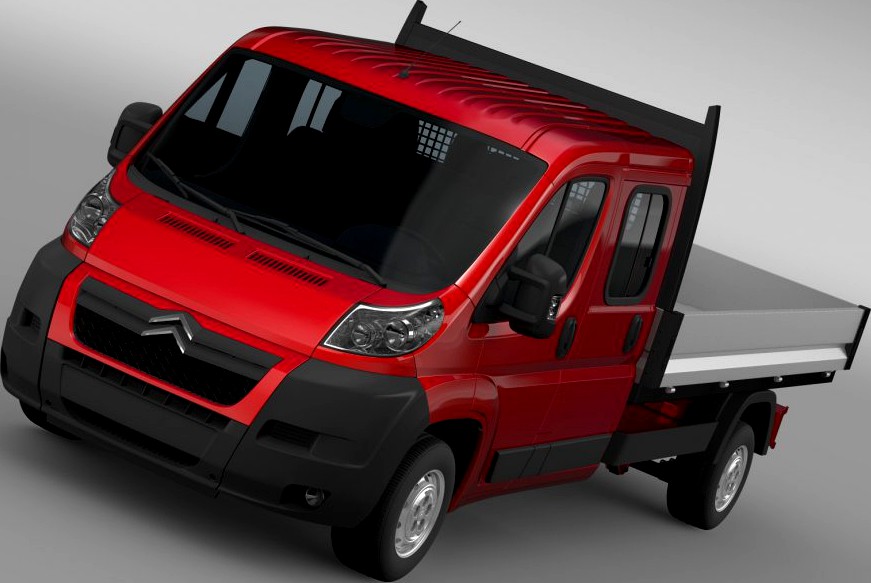 Citroen Jumper Crew Cab Truck 2009-20143d model