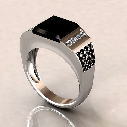 Onix men ring | 3D